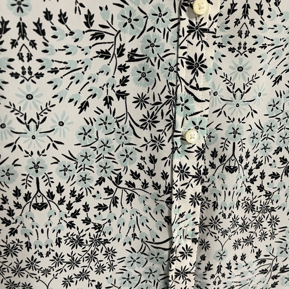 Banana Republic Shirt Women’s L Dillon Floral Longsleeve - Picture 3 of 7